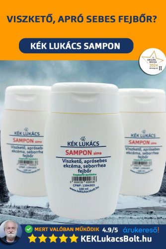 Kék Lukács Sampon (viszkető, apró sebes, ekcémás fejbőr) 100ml