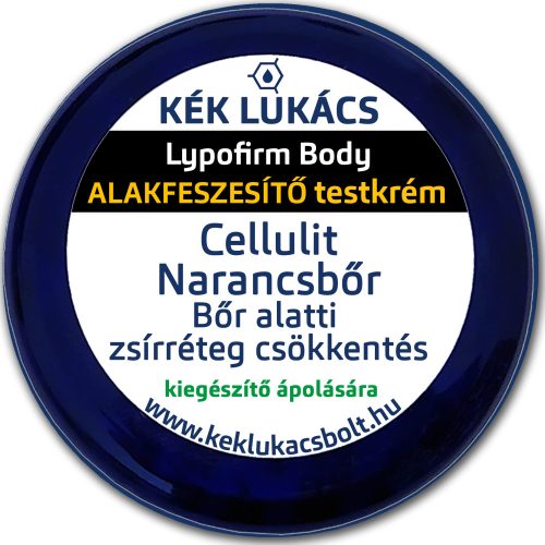 Kék Lukács Alakfeszesítő testkrém (Cellulit, Narancsbőr) Lypofirm Body 100ml