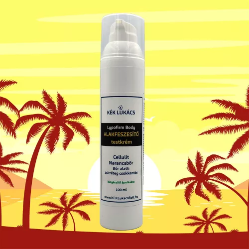 Kék Lukács Alakfeszesítő testkrém (Cellulit, Narancsbőr) Lypofirm Body megújult csomagolásban 100ml
