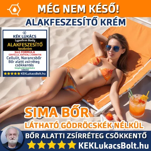 Kék Lukács Alakfeszesítő testkrém (Cellulit, Narancsbőr) Lypofirm Body megújult csomagolásban 100ml
