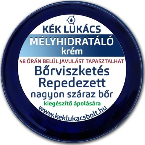 Kék Lukács Mélyhidratáló krém (nagyon száraz bőr, bőrviszketés) 100ml
