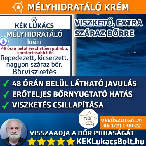 Kék Lukács Mélyhidratáló krém (nagyon száraz bőr, bőrviszketés) 100ml
