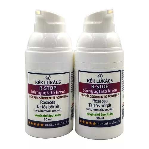 Kék Lukács 2db R-Stop (rosacea, tartós bőrpír) csomagajánlatunk - 2x30ml