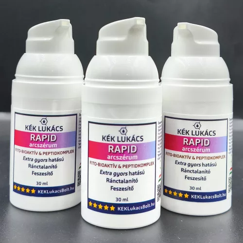 Kék Lukács Rapid Arcszérum (ránctalanító, feszesítő, simitó) 30ml