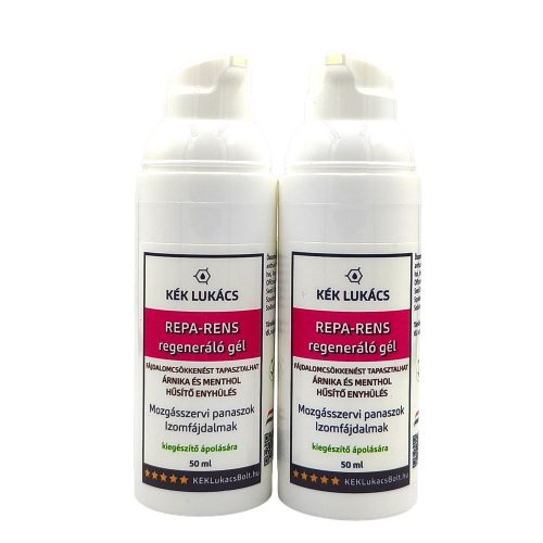 Kék-Lukács Repa Rens gél (hát, derék, nyakfájdalom) regeneráló, hűsítő 50ml