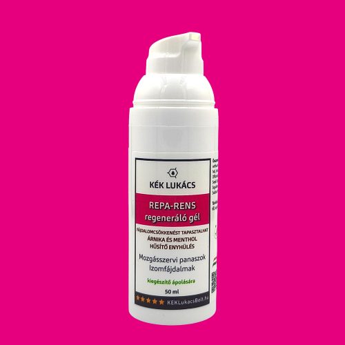 Kék-Lukács Repa Rens gél (hát, derék, nyakfájdalom) regeneráló, hűsítő 50ml