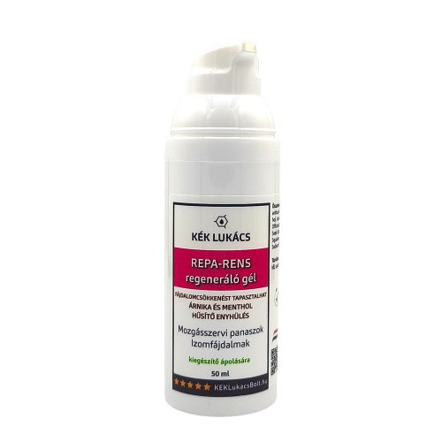 Kék-Lukács Repa Rens gél (hát, derék, nyakfájdalom) regeneráló, hűsítő 50ml
