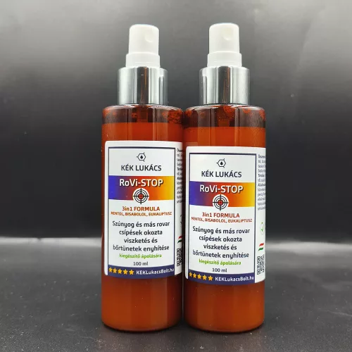 Kék Lukács RoVi-STOP (rovar csípések okozta viszketés és bőrtünetek) pumpás aerosol 100ml