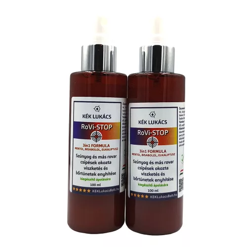 Kék Lukács RoVi-STOP (rovar csípések okozta viszketés és bőrtünetek) pumpás aerosol 100ml
