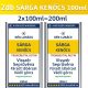 Kék Lukács Sárga Kenőcs 2db 2x100ml (visszér, seprűvéna) lábápoló csomagajánlatunk