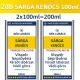 Kék Lukács Sárga Kenőcs 2db 2x100ml (visszér, seprűvéna) lábápoló csomagajánlatunk
