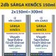 Kék Lukács Sárga Kenőcs 2db 2x150ml (visszér, seprűvéna) lábápoló csomagajánlatunk