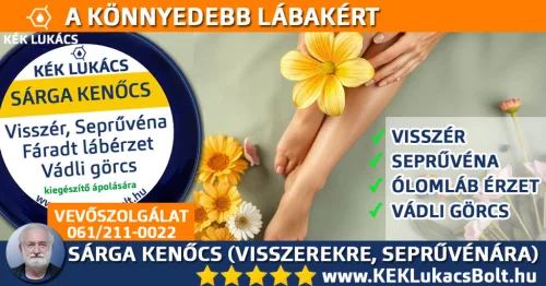 Kék Lukács Sárga Kenőcs (visszerek, seprűvéna) 100ml