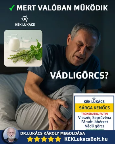Kék Lukács Sárga Kenőcs (visszerek, seprűvéna) 100ml