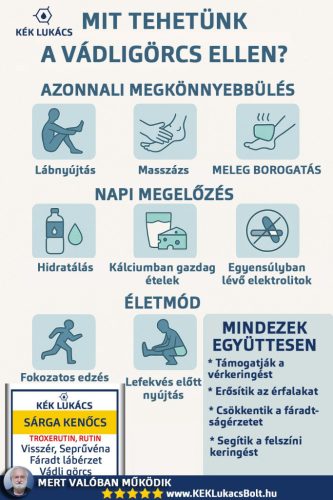 Kék Lukács Sárga Kenőcs (visszerek, seprűvéna) 150ml