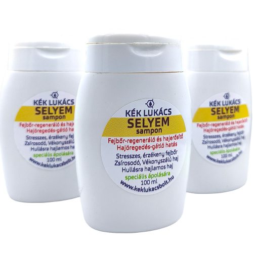 Kék Lukács Selyem Sampon (hajhullás, zsíros, vékonyszálú haj) 100ml