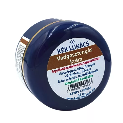 Kék Lukács Vadgesztenyés krém (visszérgyulladás, aranyér, érfal erősítő) 55ml