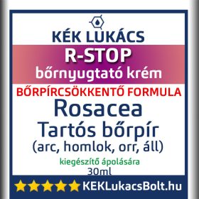 Kék Lukács R-Stop Bőrnyugtató krém - Rosacea, tartós bőrpír megújult csomagolásban Rozacetin