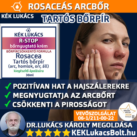 KÉK Lukács R-Stop Rosacea ellen