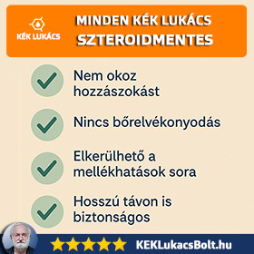 Minden KÉK Lukács krém szteroidmentes!