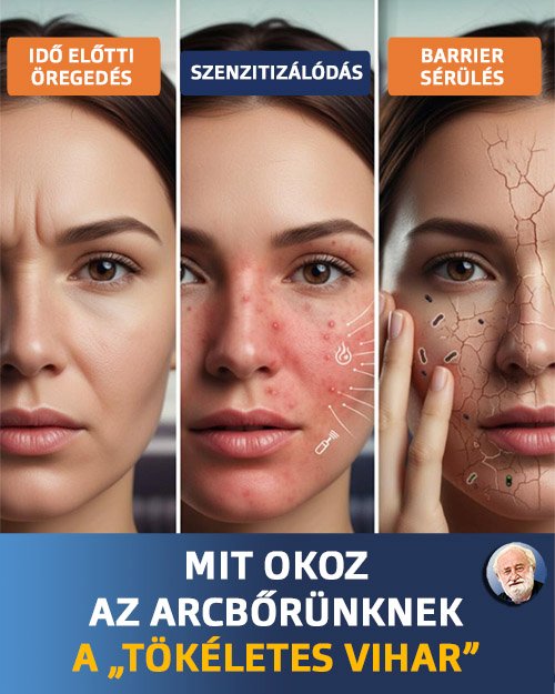 Mit okoz arcbőrünknek a tökéletes vihar