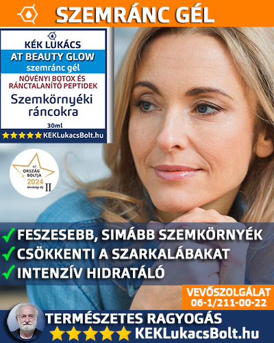 Kék Lukács Szemráncgél természetes ragyogás