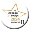 Országboltja 2024 minőség díj 2. hely KEKLukacsbolt.hu